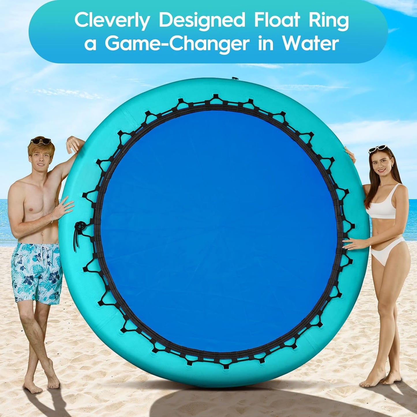 AT CALOBANA - Hamaca inflable redonda flotante para agua
