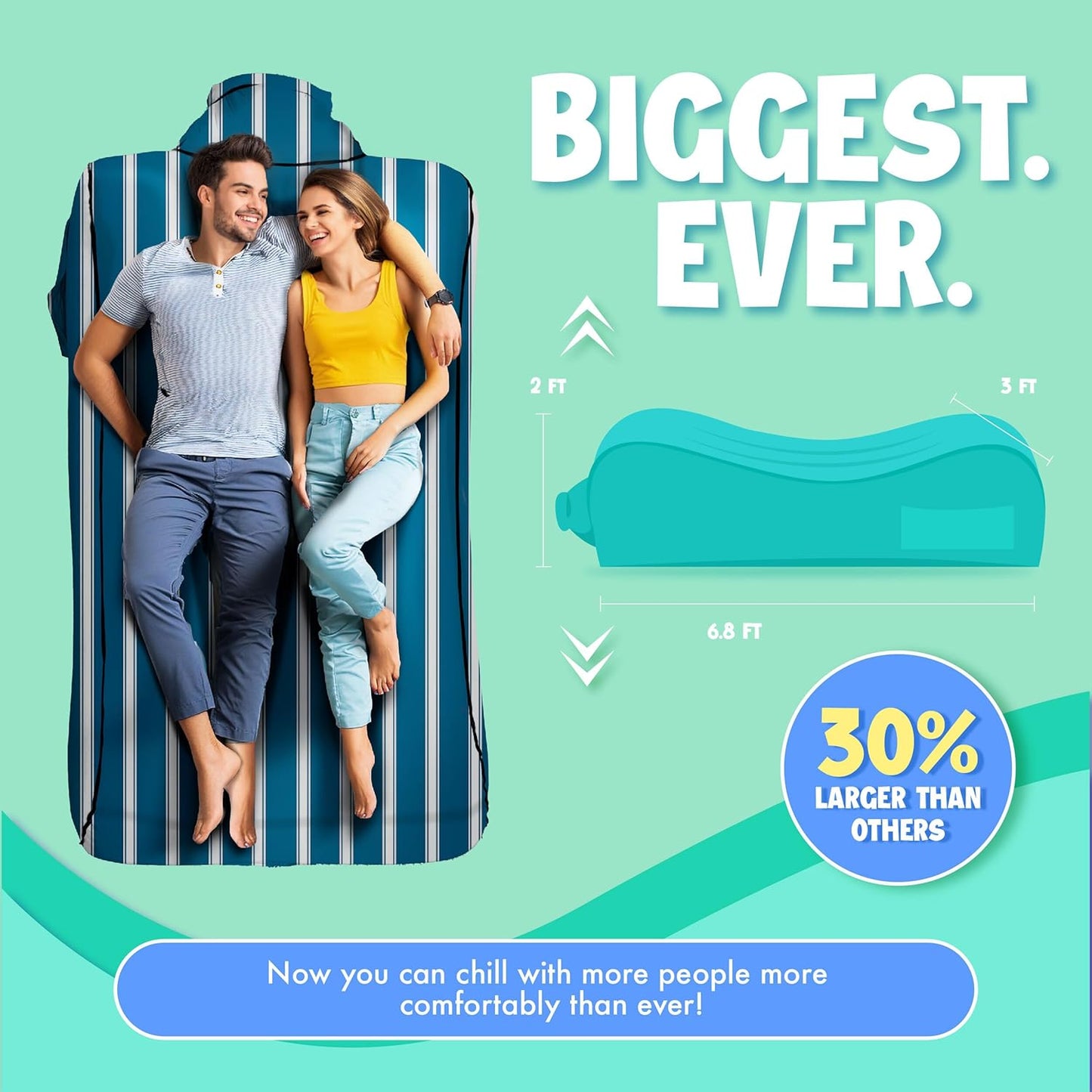 Chillbo Sofá inflable: silla inflable fresca