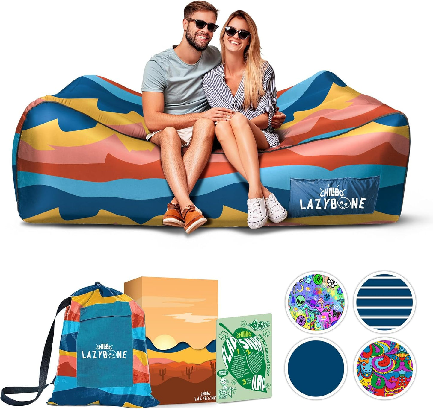 Chillbo Sofá inflable: silla inflable fresca