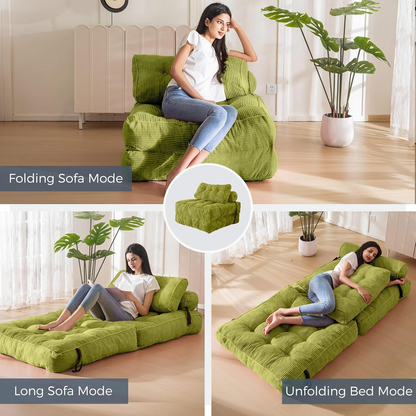 💟 Sofá cama plegable ✨sin montaje necesario✨ comprimible