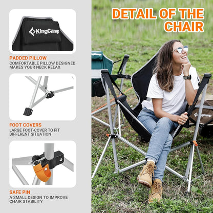 Swinging Portable Folding Camping Chairs