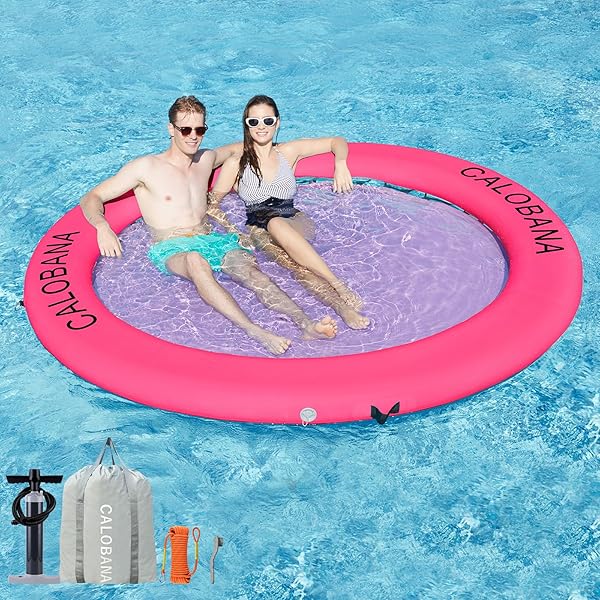 AT CALOBANA - Hamaca inflable redonda flotante para agua