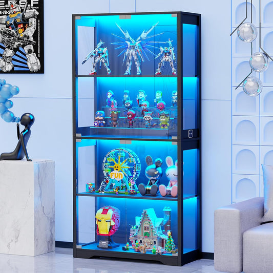 H Vitrina con puertas de cristal