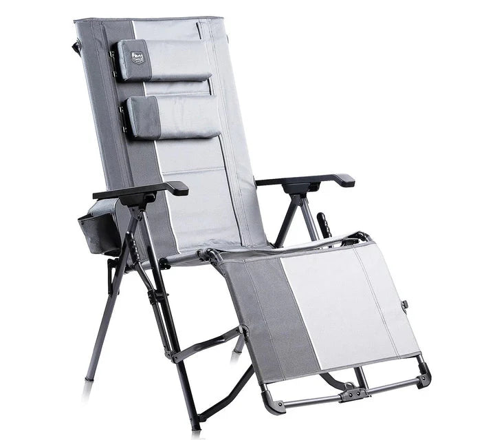 Silla reclinable portátil Timber Ridge con reposapiés