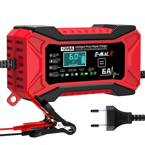 ⚡ Cargador Inteligente de Pulso Reparador 12 V de E‑MaLX