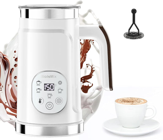 BioloMix Espumador eléctrico de leche 4 en 1