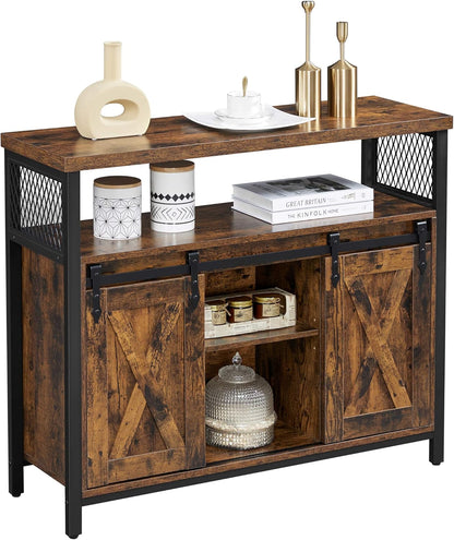 A VASAGLE Aparador, mueble de cocina, armario organizador