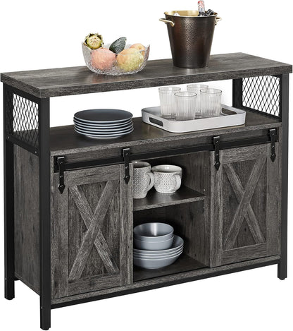 A VASAGLE Aparador, mueble de cocina, armario organizador