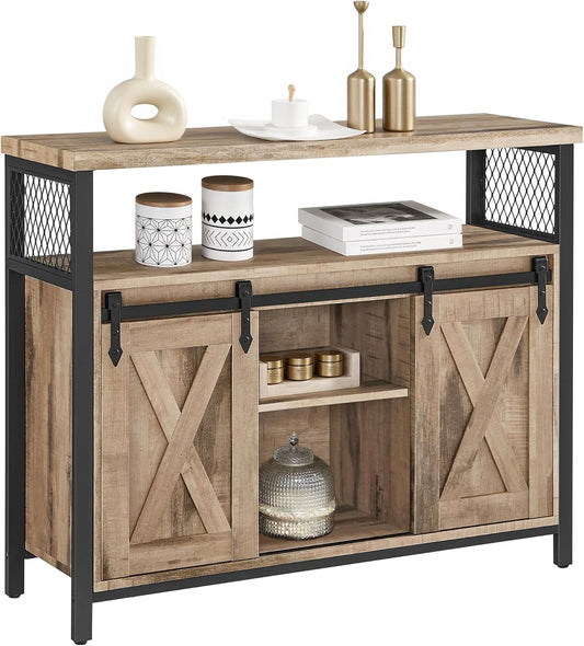 A VASAGLE Aparador, mueble de cocina, armario organizador