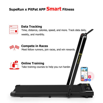 Treadmill™ Q1 Mini Cinta de Correr Plegable con Barra de Apoyo