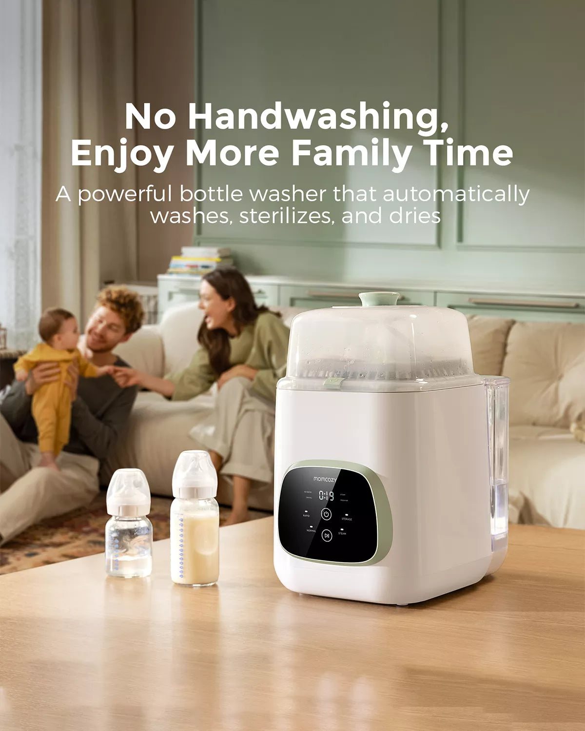 Momcozy KleanPal Pro Lavabiberones y esterilizador