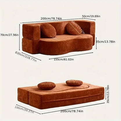 🛋️ A Sofá Cama Plegable 🧼 | Confort de Alta Densidad