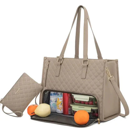 Zyra™ | Borsa 2 in 1 di lusso con scomparto refrigerato