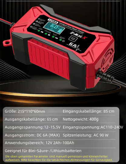 ⚡ Cargador Inteligente de Pulso Reparador 12 V de E‑MaLX